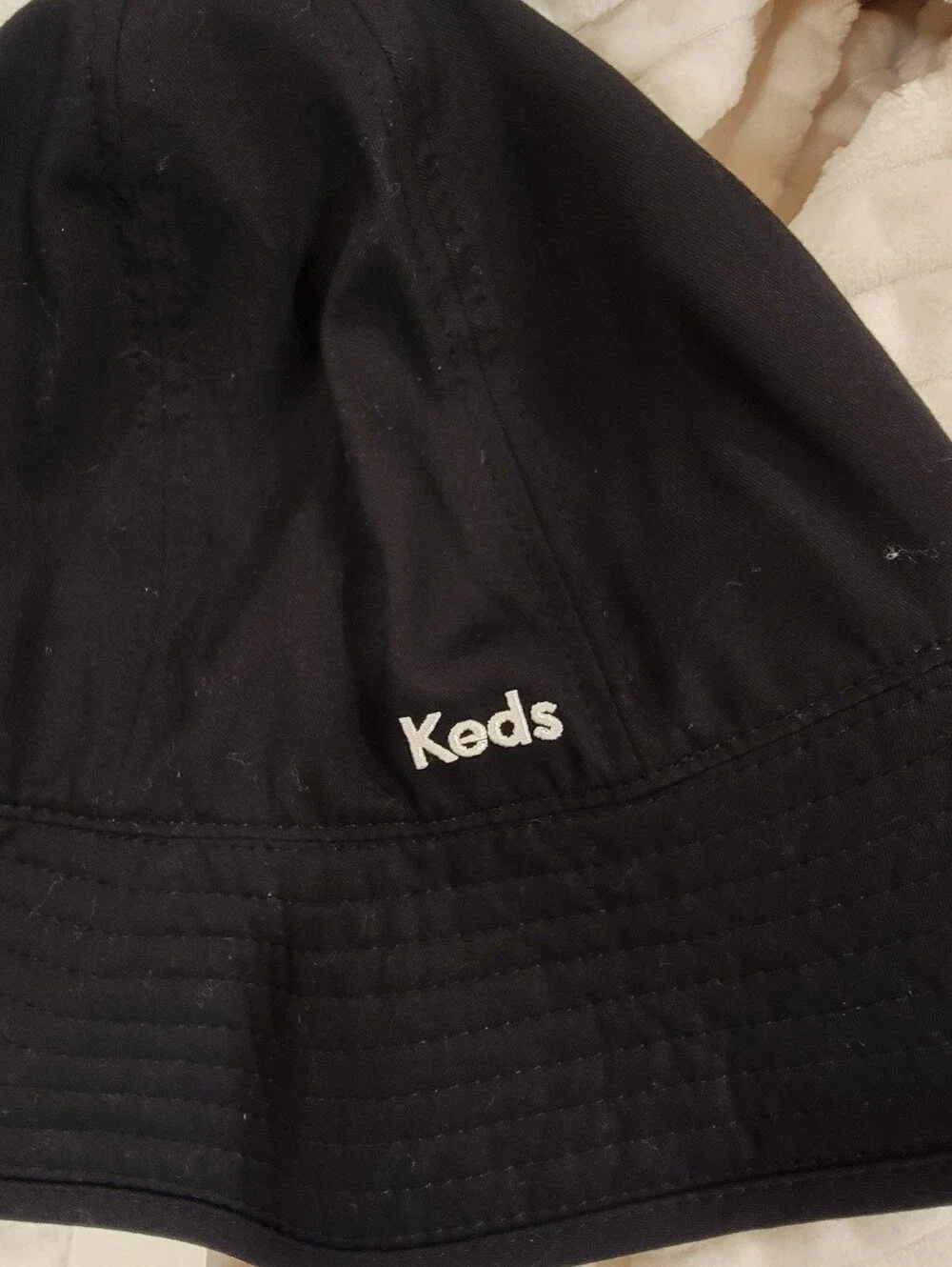 Keds Black Bucket Hat